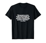 Independent Thinker Oscar Wilde cita anti pensamiento grupal Camiseta