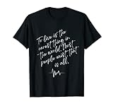 Oscar Wilde Quote To Live Is The Rarest Thing In The World Camiseta